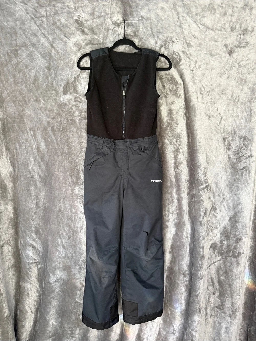 Arctix Black Sleeveless Snow Bib Jumpsuit